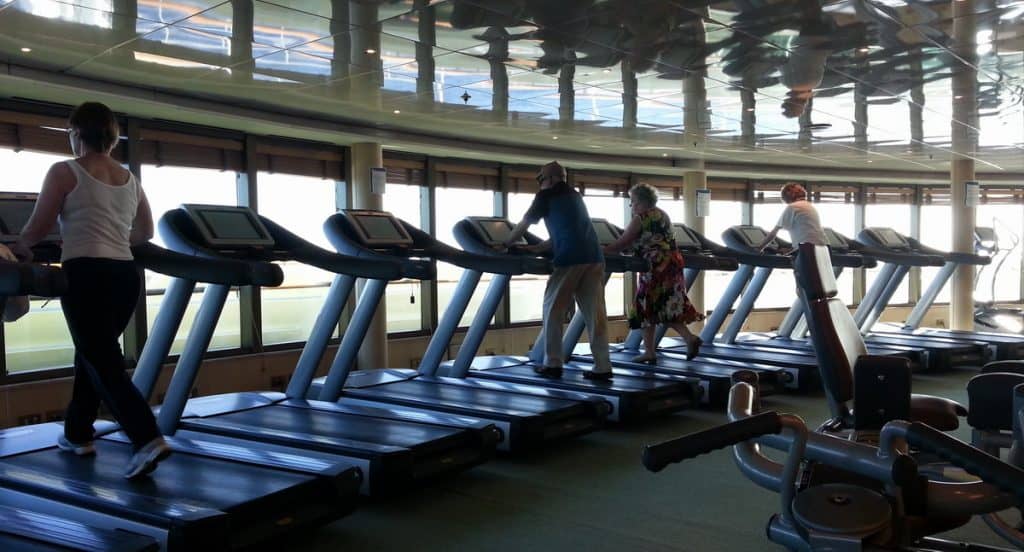 Gym on a cruise