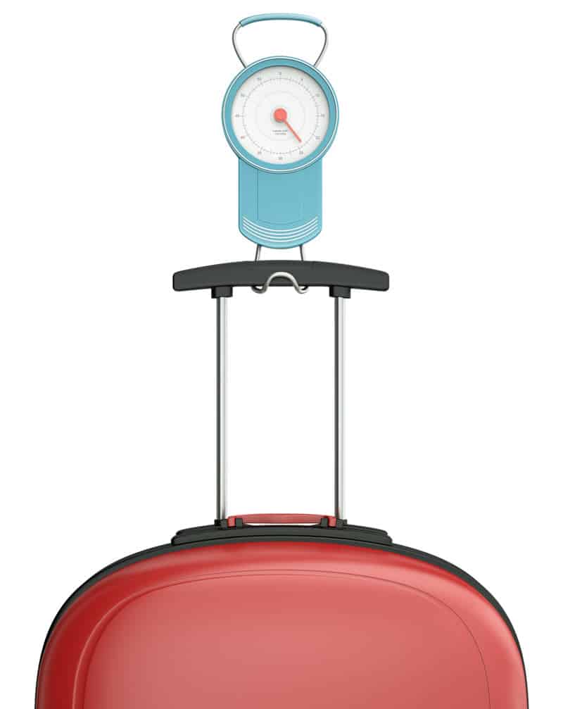 Luggage scale for your cruise