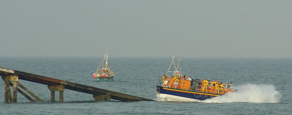 Lifeboat launching