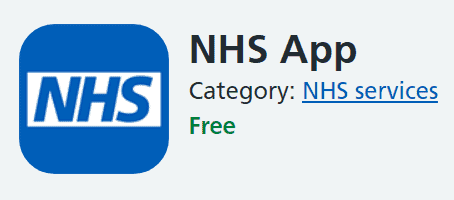 The NHS App to show your vaccination record